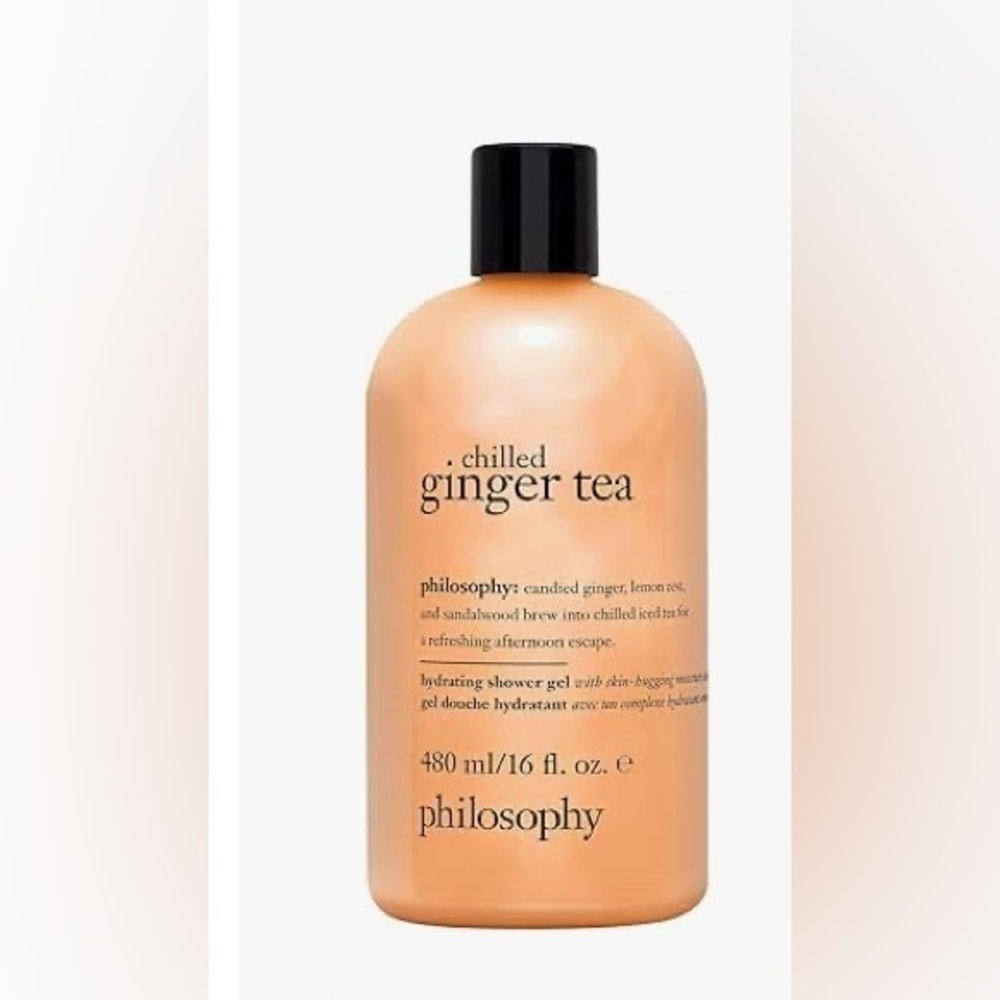 New Philosophy Chilled Ginger Tea Hydrating Shower Gel 16oz 480ml Sealed